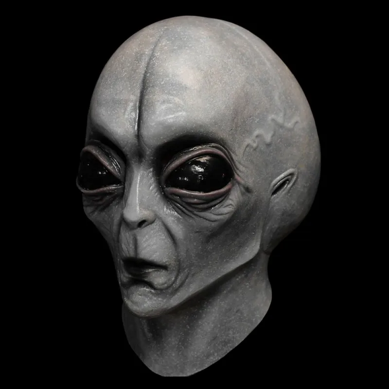 Funny&rsquo;s Horror Latex Mask Cosplay UFO Oxyey Alien Skull Halloween Party Costume Ghost House Chamber Prank Devil Monster Prop