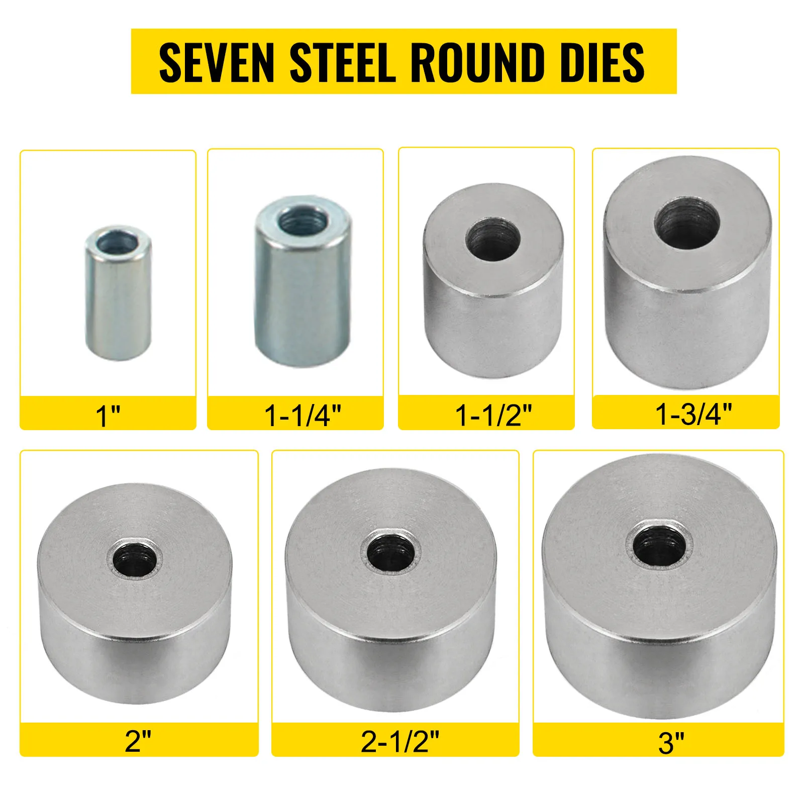 Sb6c7cd5212de47b799c91f19a81aa121c Pipe Bender YP-9 Manual Bench Steel Tube Bending Kit with 7Dies 1-3in Multifunction Compact Flat Bar Rod Brake Bends Tool Mallzona