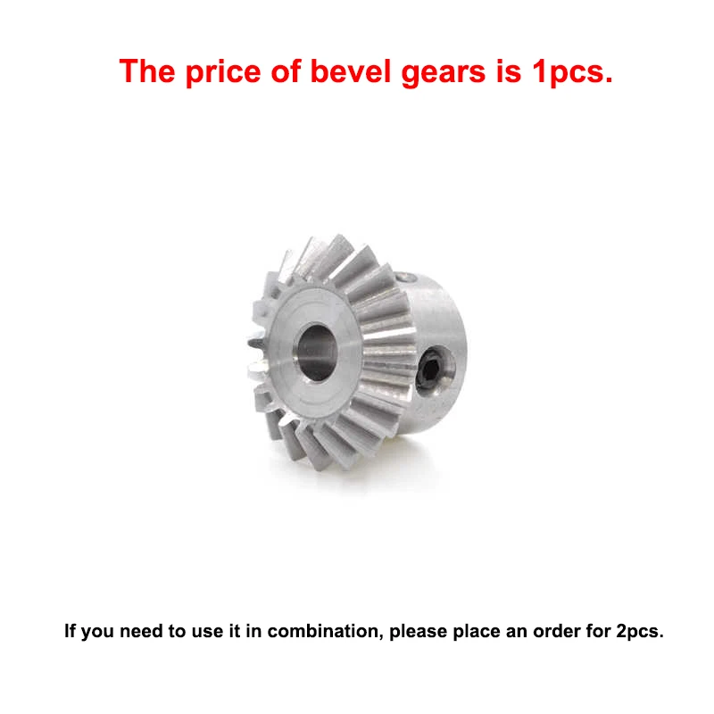 1pc 1:1 Bevel Gear 0.5 Mod 20/25/30 Teeth Bore 3/4/5/6mm Gear 90 Degrees Meshing Angle Steel Gears 45# Steel transmission gear