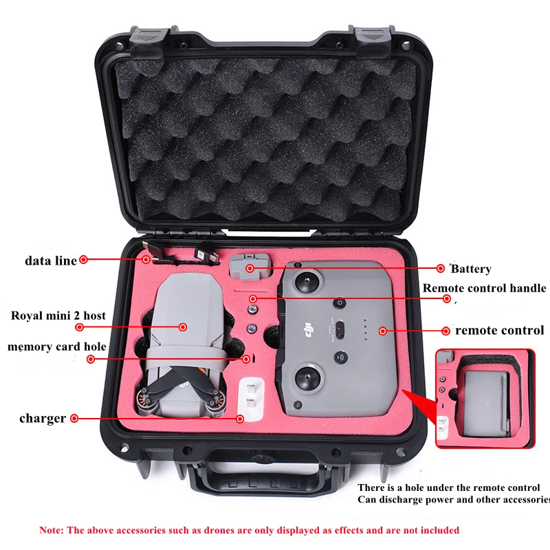 camera bags for women DJI Mini 2 Waterproof Box Drone Explosion-proof Safety Box for Mavic Mini Accessory Storage Bag ABS Portable Case best camera bag