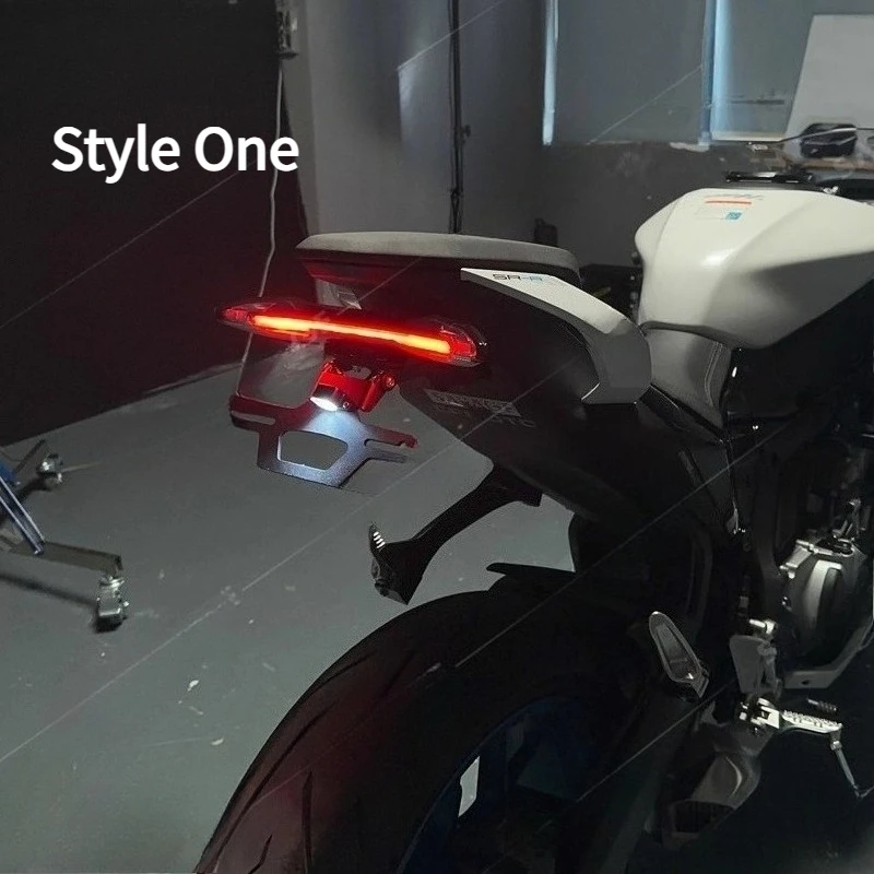 CF 675SR-R 오토바이 번호판 홀더 펜더 엘리미네이터 테일 타이디 LED 라이트 CF-MOTO 675SR-R 번호판 프레임용