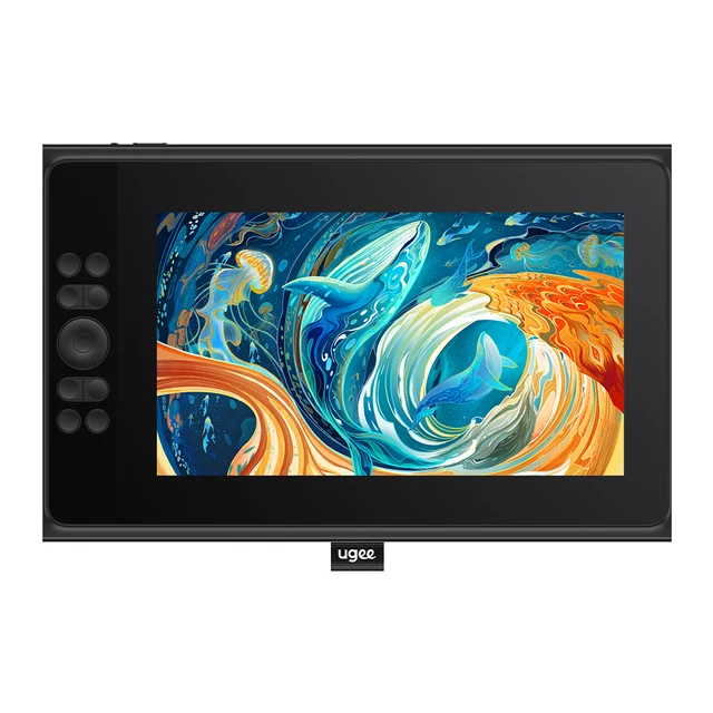 UGEE UE12P Digital Drawing Tablet Monitor 12 inch FHD Screen Graphic Tablets Pen tablet 127%sRGB 5080lpi for Android PC 1