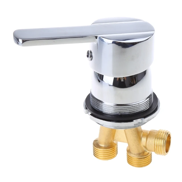 Unique Brass Water Mixers Valves Bathtub Conveniently Control Water 1/2" Faucets Switches Faucets Control Valves Home 5