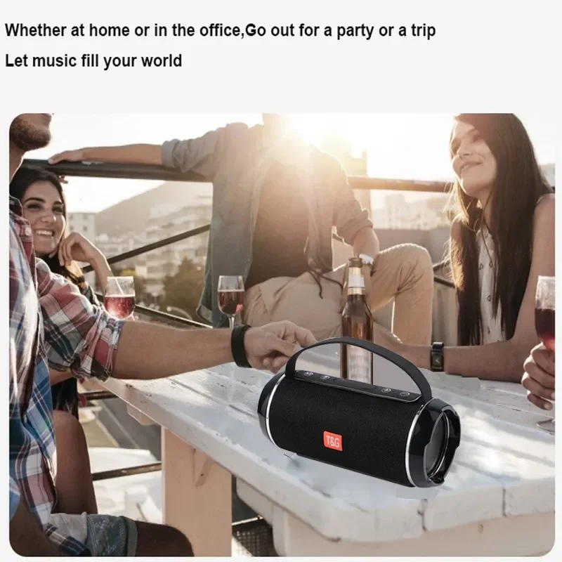 TG116C Wireless Powerful Bluetooth Speaker Box Outdoor Speakers Subwoofer Music Center BoomBox 3D Stereo Radio Smart Mini New