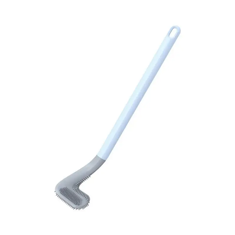 Toilet Cleaning Brush Silicone Wc Cleaner No Drill Durable Vertical Leakproof Soft Automatic Innovative Brush Tool for toilets