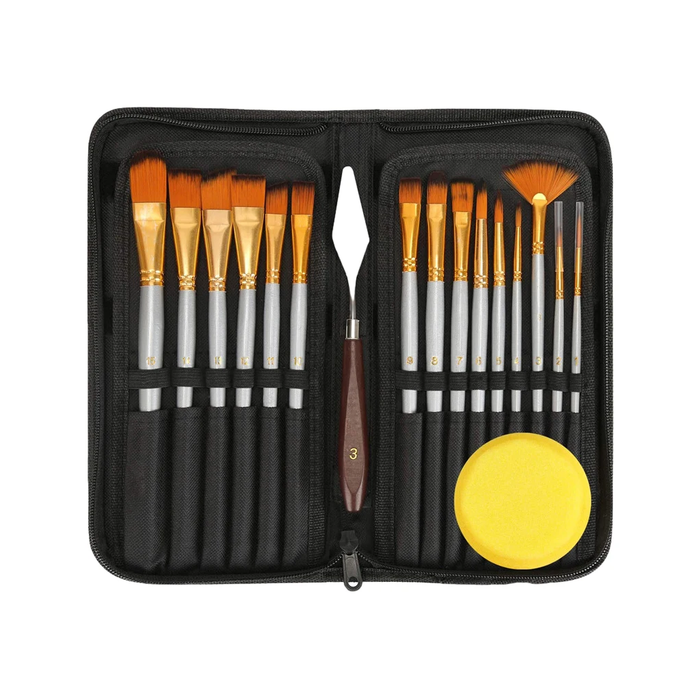 Wood Multifunctional Painting Brush Set Suitable For Beginners And Professionals Paint Brushes Set 7pcs multifunctional paint runner pro roller brush tools set paint roller set room wall painting brushes set home repack tool