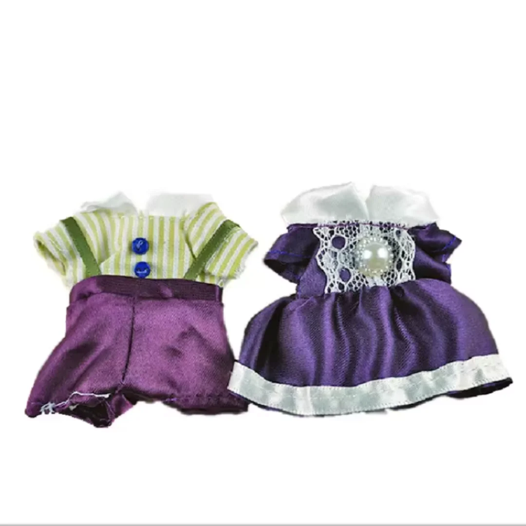 Forest Animal Family House Doll Clothes and Mini Doll Ornaments 1:12 24 Kinds for Girl Pretend Children Simulation Toy