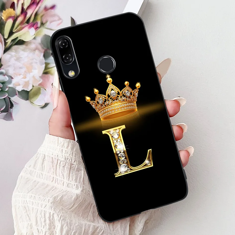 Luxury Crown Letters Soft Silicone TPU Phone Case Cover