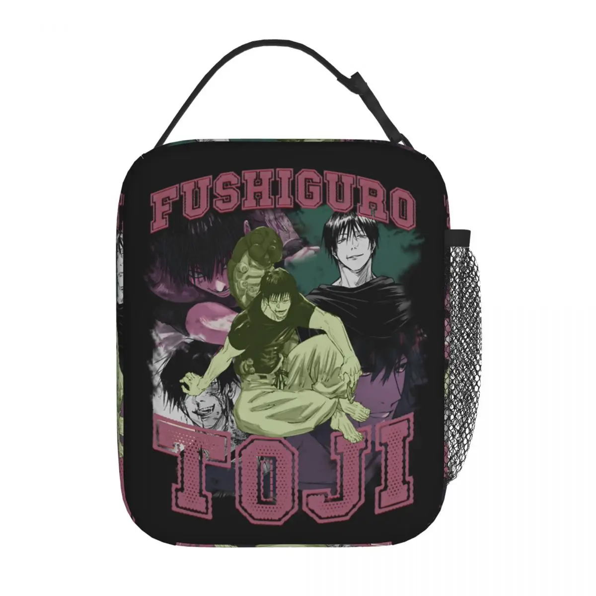 

Изолированные сумки для ланча Toji Fushiguro juюютсу Kaisen, контейнер для еды с рисунком Аниме Манга, вместительный тоут, Ланч-бокс для офиса и путешествий