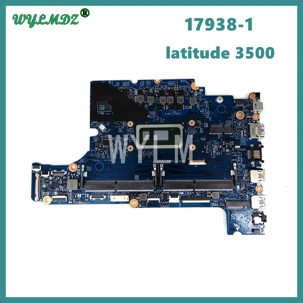 

Б/у материнская плата для процессора 17938-1 i5-8265 для Dell latitude 3500