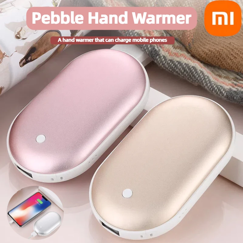 Xiaomi Portable Hand Warmer 2-in-1 Power Bank Double sided Heating USB Charging Winter Gift portable hand warmer