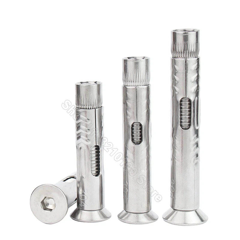 SECCARO Vite A Testa Svasata M6 X 8 Mm, Acciaio Inox V2A VA A2, DIN 7991 / ISO 10642, Esagono Incassato, 20 Pezzi - Foto 2