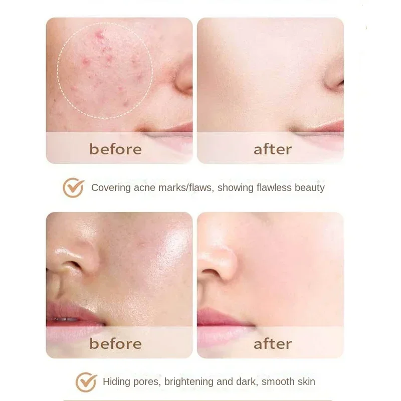 4Color Liquid Contouring Concealer Cream Makeup Waterproof Moisturizing Lasting Cover Acne Dark Circles Foundation Face Cosmetic