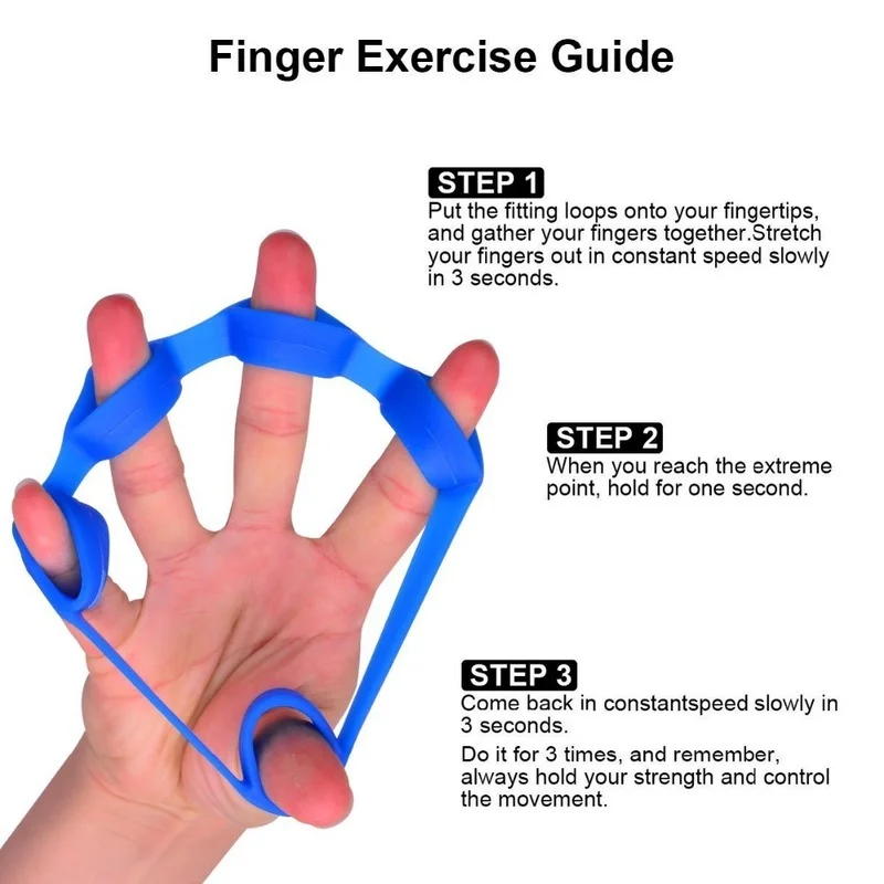 Finger Fitness Elastic Band Resistance Band Suitable for Exercise for  Training Rubber Ring Pull Ring Hand Grip Extender