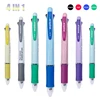 0.5mm Blue Black Green Red 4 In 1 Erasable Gel Pen with Eraser Magic Refills Smooth Writing School Office Writing Stationery 1