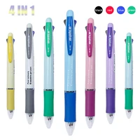 0.5mm Blue Black Green Red 4 In 1 Erasable Gel Pen with Eraser Magic Refills Smooth Writing School Office Writing Stationery 1
