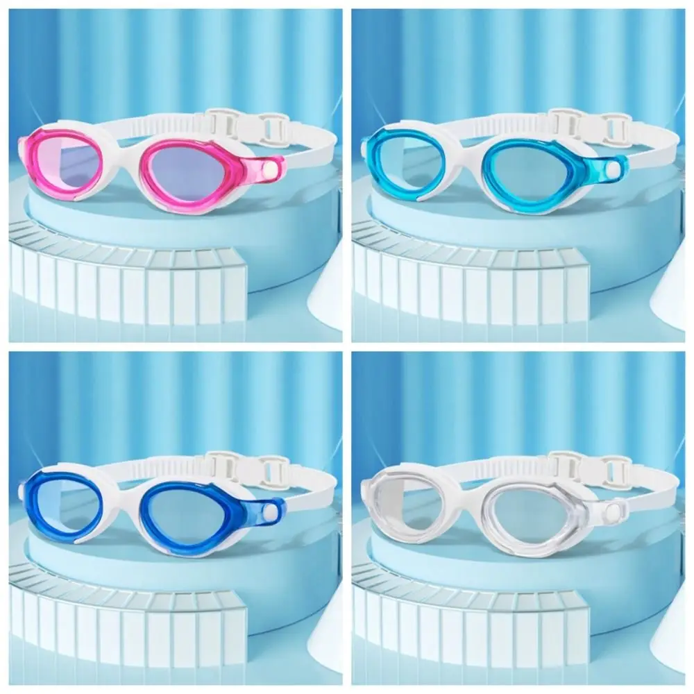 

Водонепроницаемые очки для плавания для водных видов спорта, противотуманные прозрачные очки для плавания, регулируемые HD-очки для дайвинга