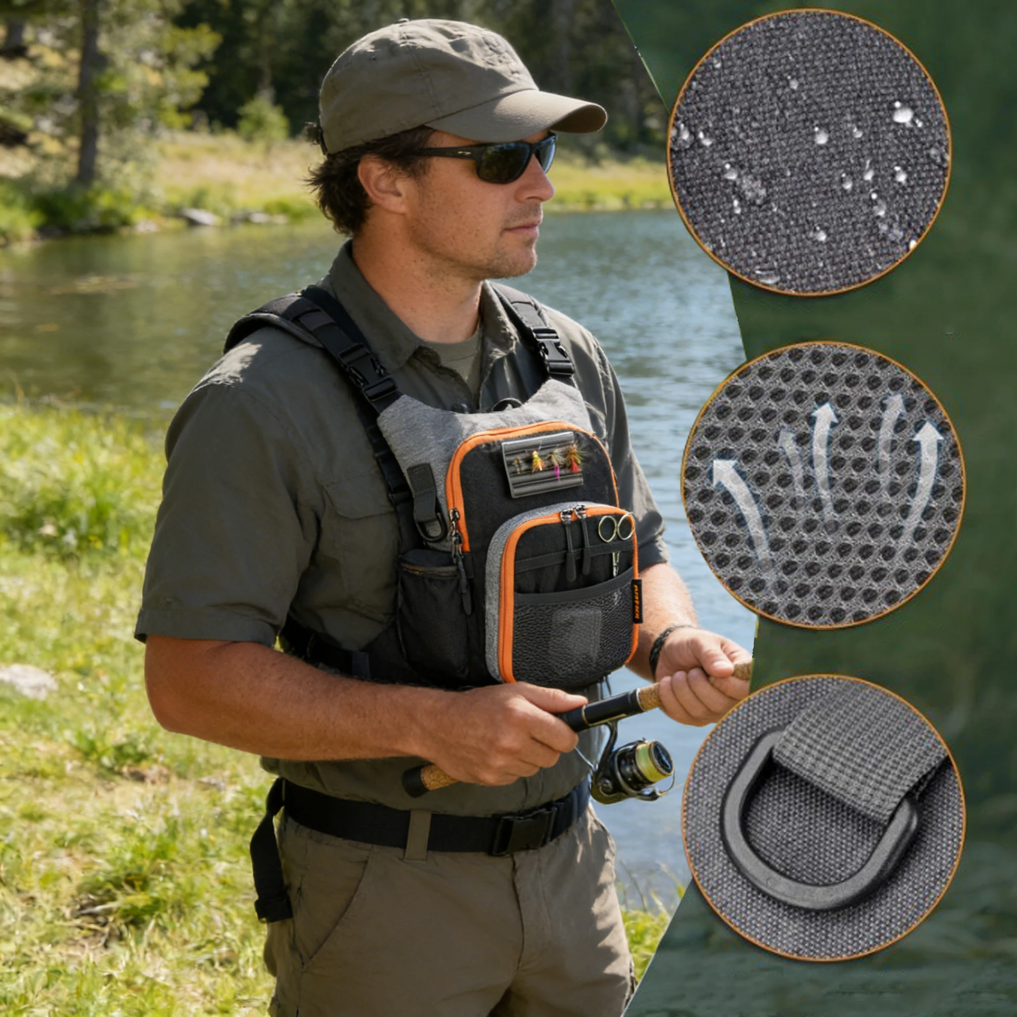 Fly Fishing Chest Bag 6