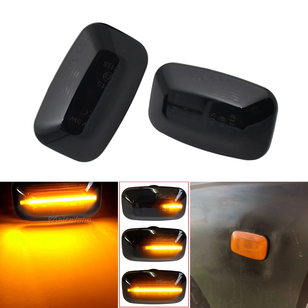 Flashing Side Marker Indicator Flasher Light Dynamic LED Turn Signal