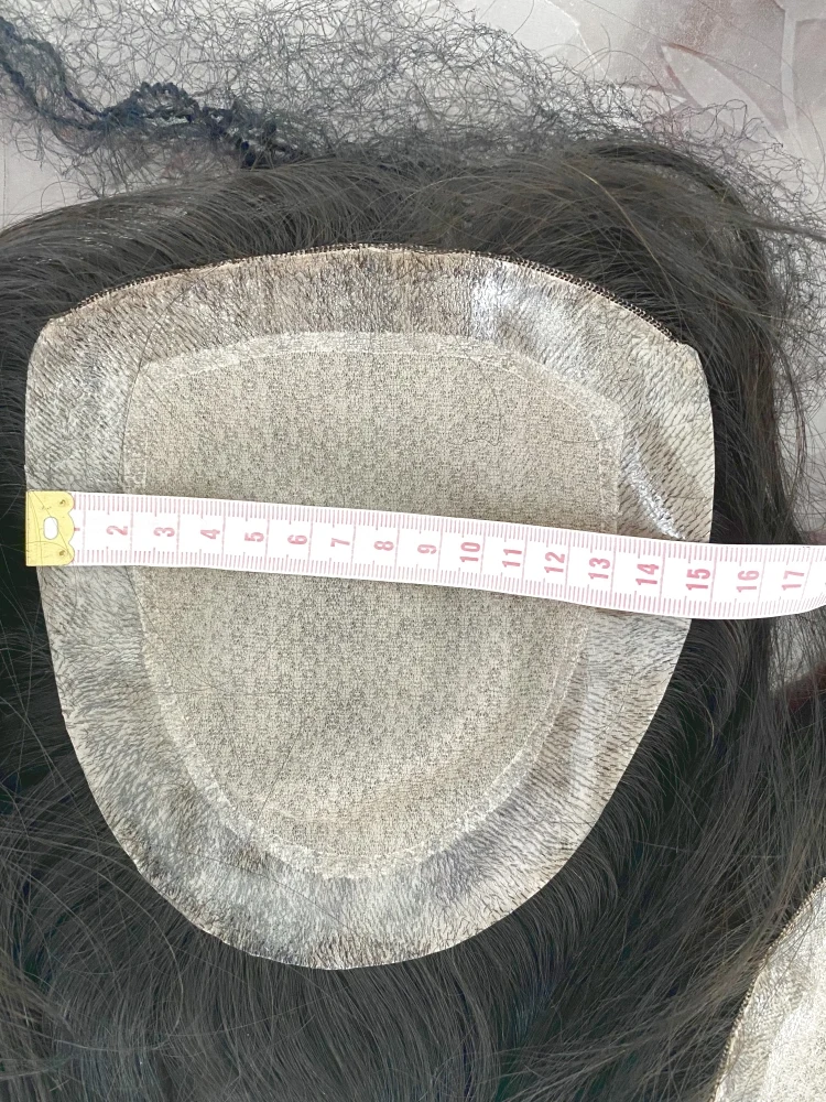 PU Around Women Toupee Skin Silk Base Virgin European Hair Topper per capelli sottili calvi Fine Hairpiece 5 x5 6 x6inch Free Tape