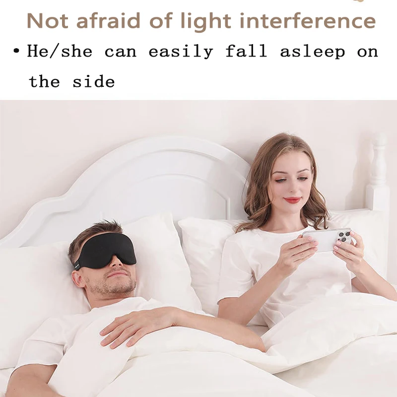 3D Sleeping Mask Block Out Light Sleep Mask For Eyes Soft Sleeping Aid Eye Mask for Travel Eyeshade Night Breathable Slaapmasker