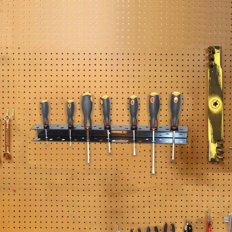 32cm Screw Organizer Wall Mount Screwdriver Holder Storage Rack Storage Organizer Tool Rack Tool Screwdriver