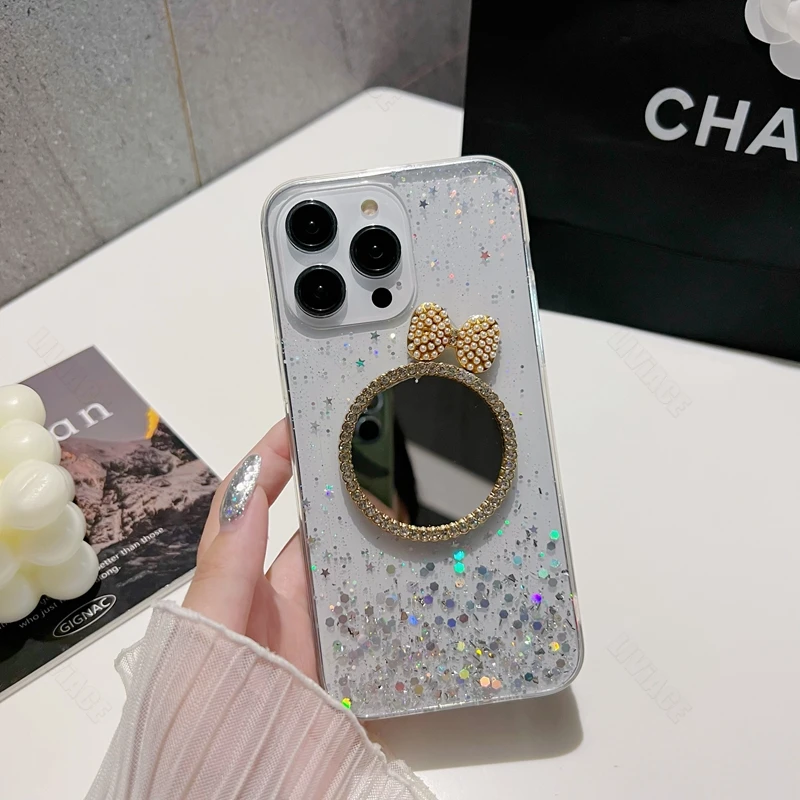 Coque de téléphone à paillettes miroir Quicksand, étui pour Huawei P50 P30 P20 P10 P9 Lite 4G 5G P40 Pro P Smart Plus Z 2019 2020_voghion.com