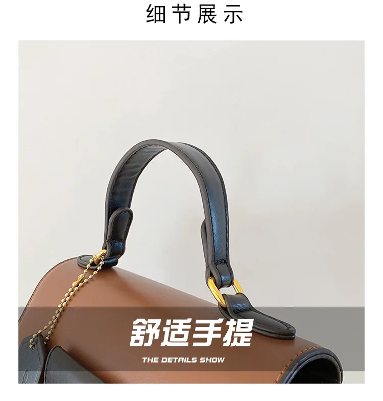 Retro French Niche Fashion Design Female Shoulder Handbag Crossbody Bag shoulder bag lady messenger bag