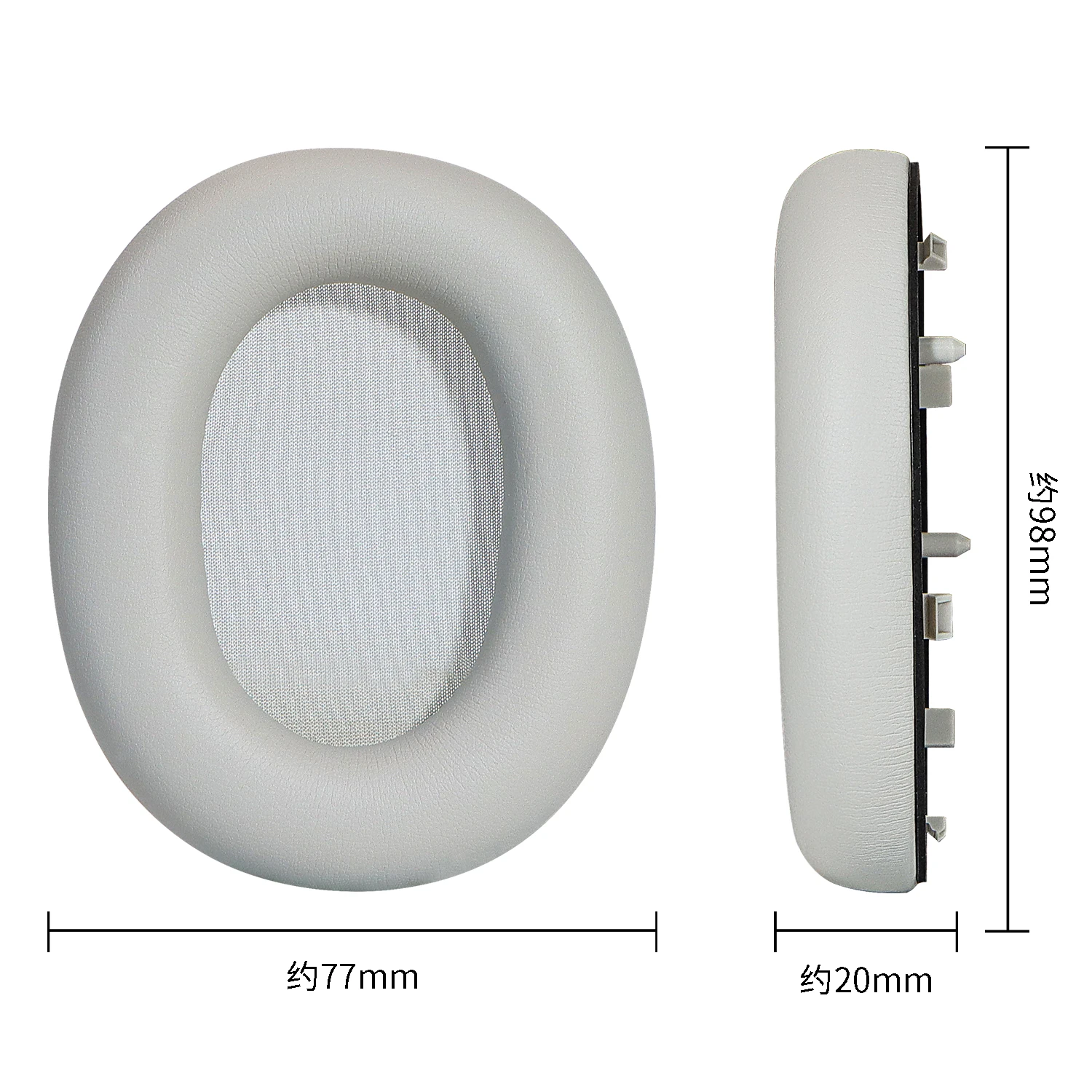 Replacement Headphone Memory Foam Ear Cushion Cover Ear Pads Earpads for Sony WH-1000XM6 1000XM6 Headphones Headset