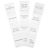 Bathroom Labels For Organizing Set  Waterproof Refillable Bottles Stickers For Dish Soap Body Wash Conditioner Shampoo Display 5