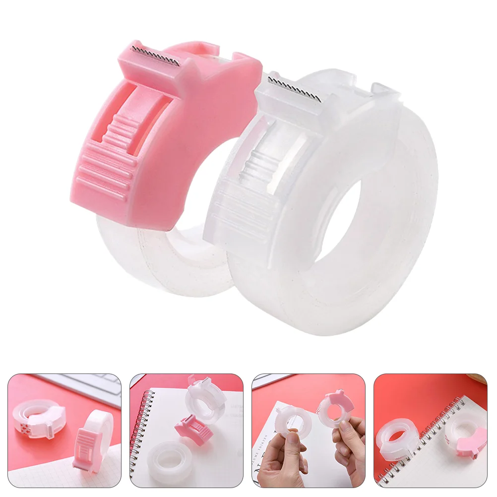 

Tape Cutter Sticky Tape Dispenser Weighted Tape Roll Dispenser Tape Dispenser Sealing Tape Tadpole Tape Set Of