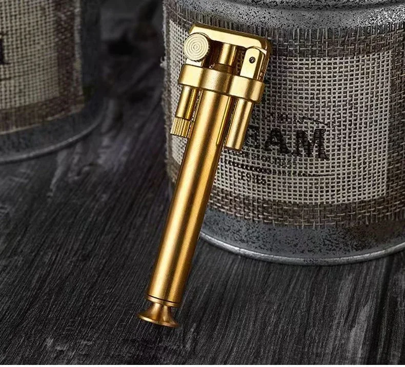 Bold Bamboo Lighter Torch Shaped Retro Kerosene Portable Easy Lighting Anywhere