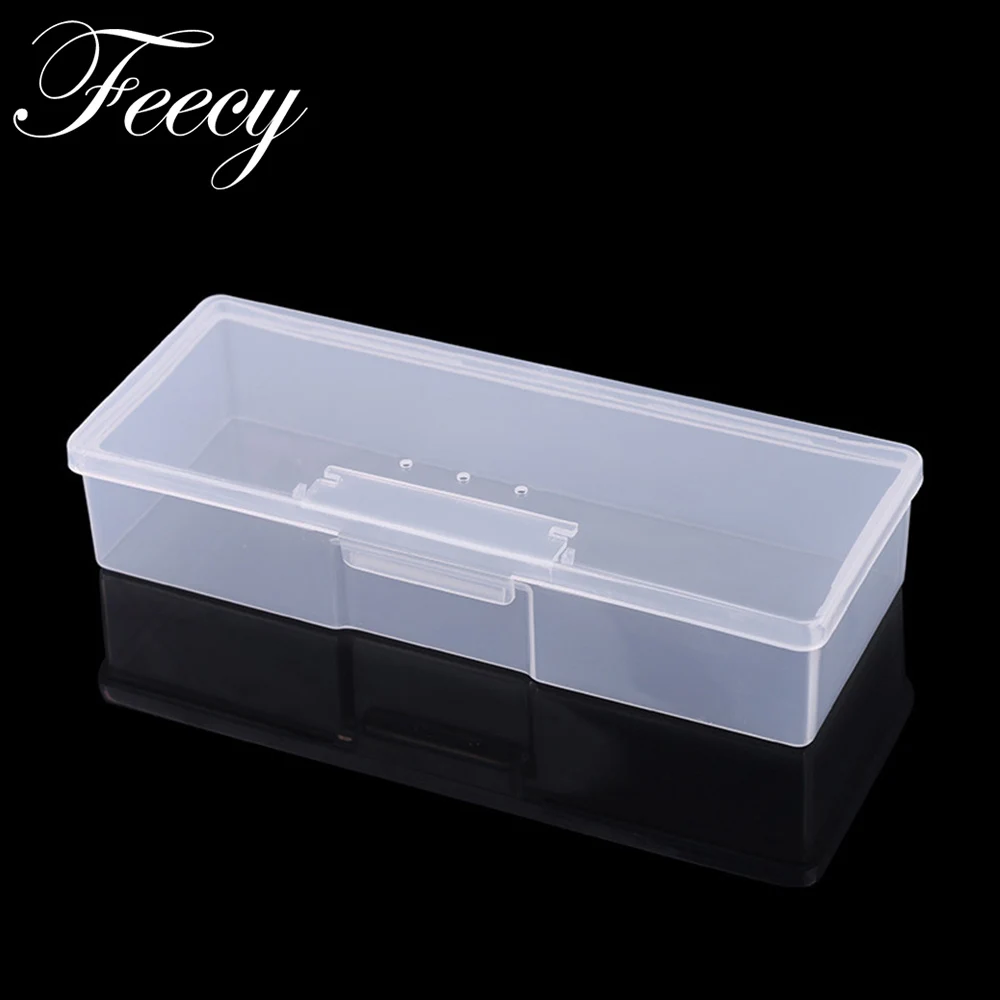 Acrylic Nail Drill Bits Storage Box Holder Mill Cutter Easy Sorting Out Nail Files Buffer Container Display Nail Cutters Tools 4