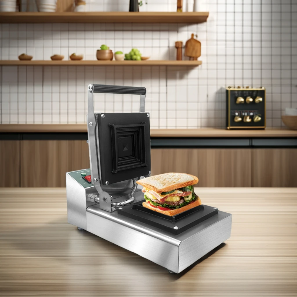 Crispy Edge Sandwich Commercial Hot Press Waffle Maker Pocket Bread Multifunctional, Toast Toaster