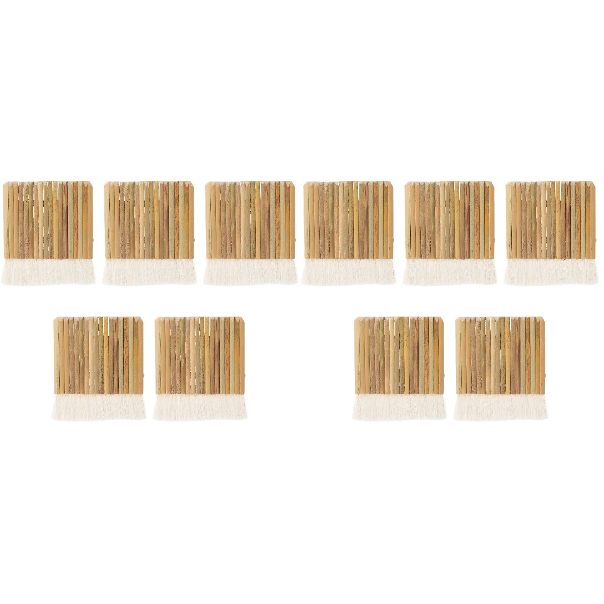 

10 pcs Watercolor Artist Brushes Wool Rows Brushes Large Area Painting Tools