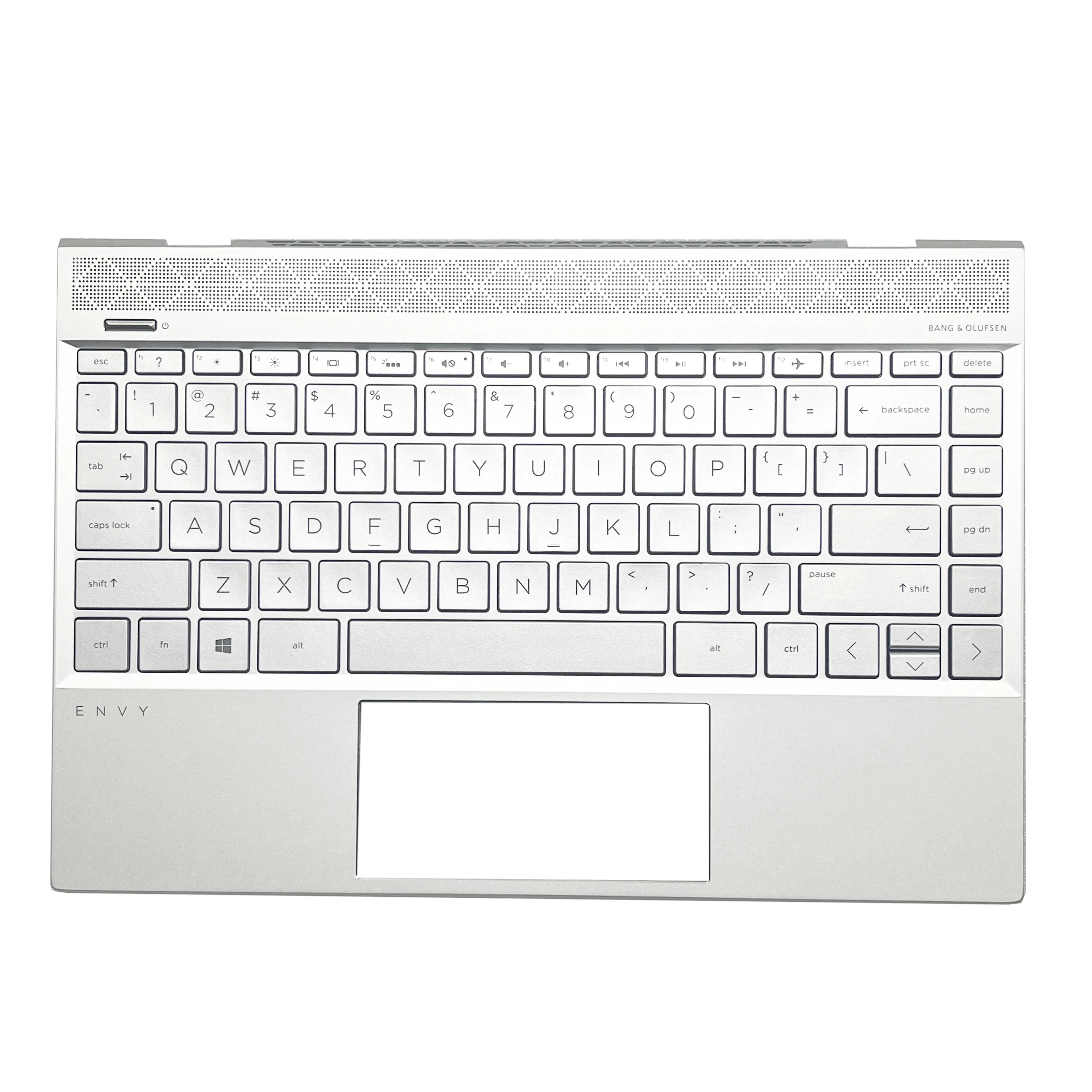 Original Novo Teclado Eua jp Reino Unido sp Idioma para hp Envy 13-ah Tpn-w136 Case Superior Portátil Palmrest Capa c Escudo Prata Ouro Espanha - Imagem 2