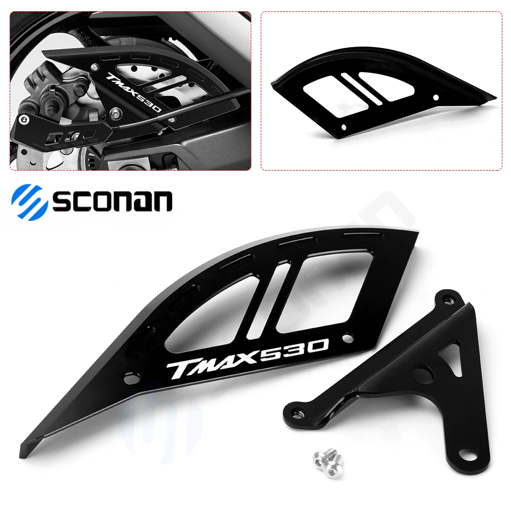 

For YAMAHA TMAX 530 T-MAX 560 TMAX530 SX/DX TMAX560 TECHMAX Motorcycle Accessories Rear Brake Disc Rotor Cover Guard Protector