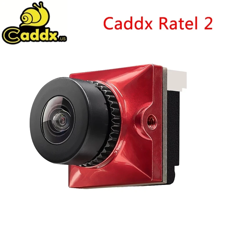 FPV Camera Caddx Ratel 2 V2 2.1mm Lens 16:9 4:3 NTSC PAL Switchable 19*19mm Super WDR for FPV Racing Drone RC Model
