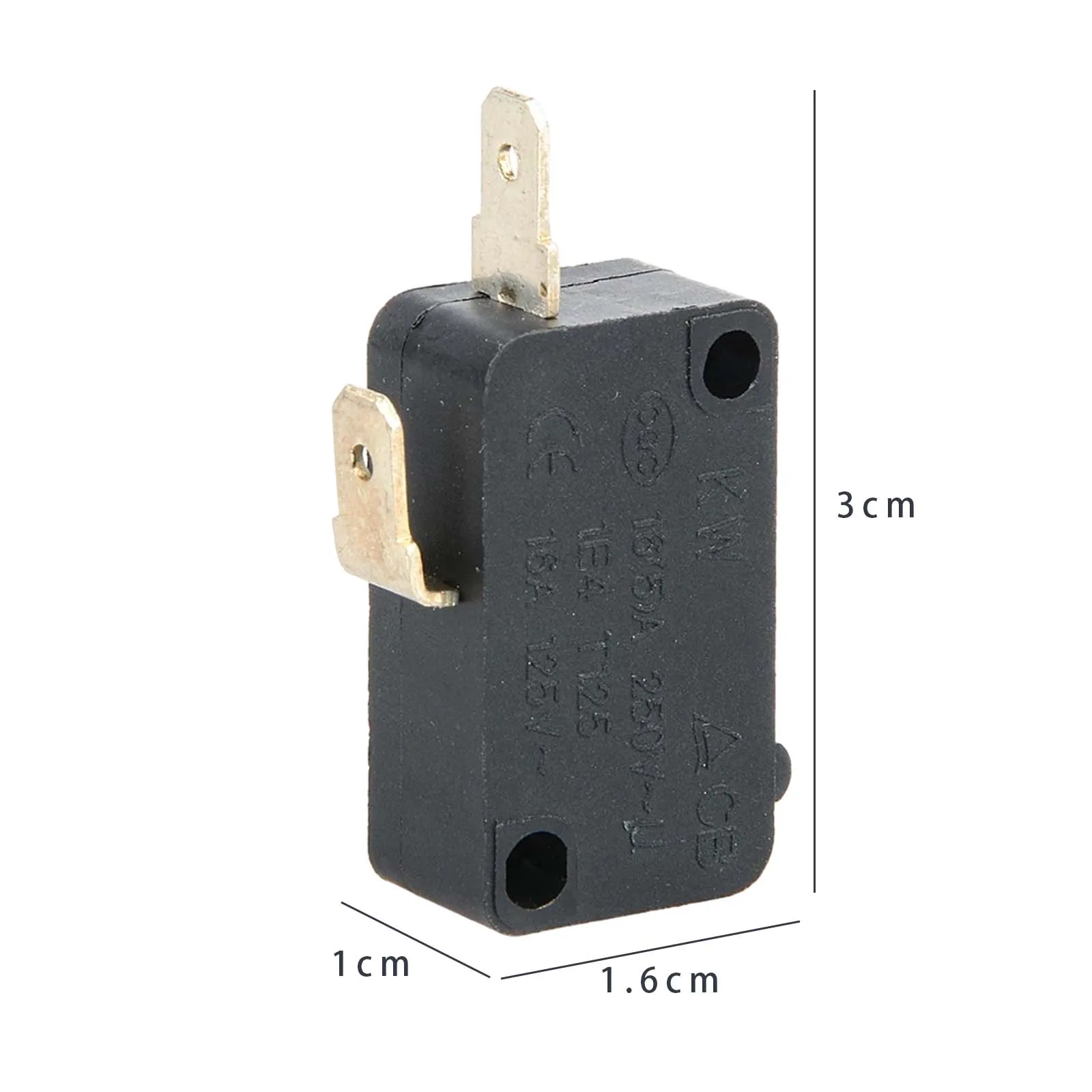 Microwave Oven Door Micro Switch Durable Snap Action Replacement Micro Limit Switch for Oven Automotive Appliance Microwave