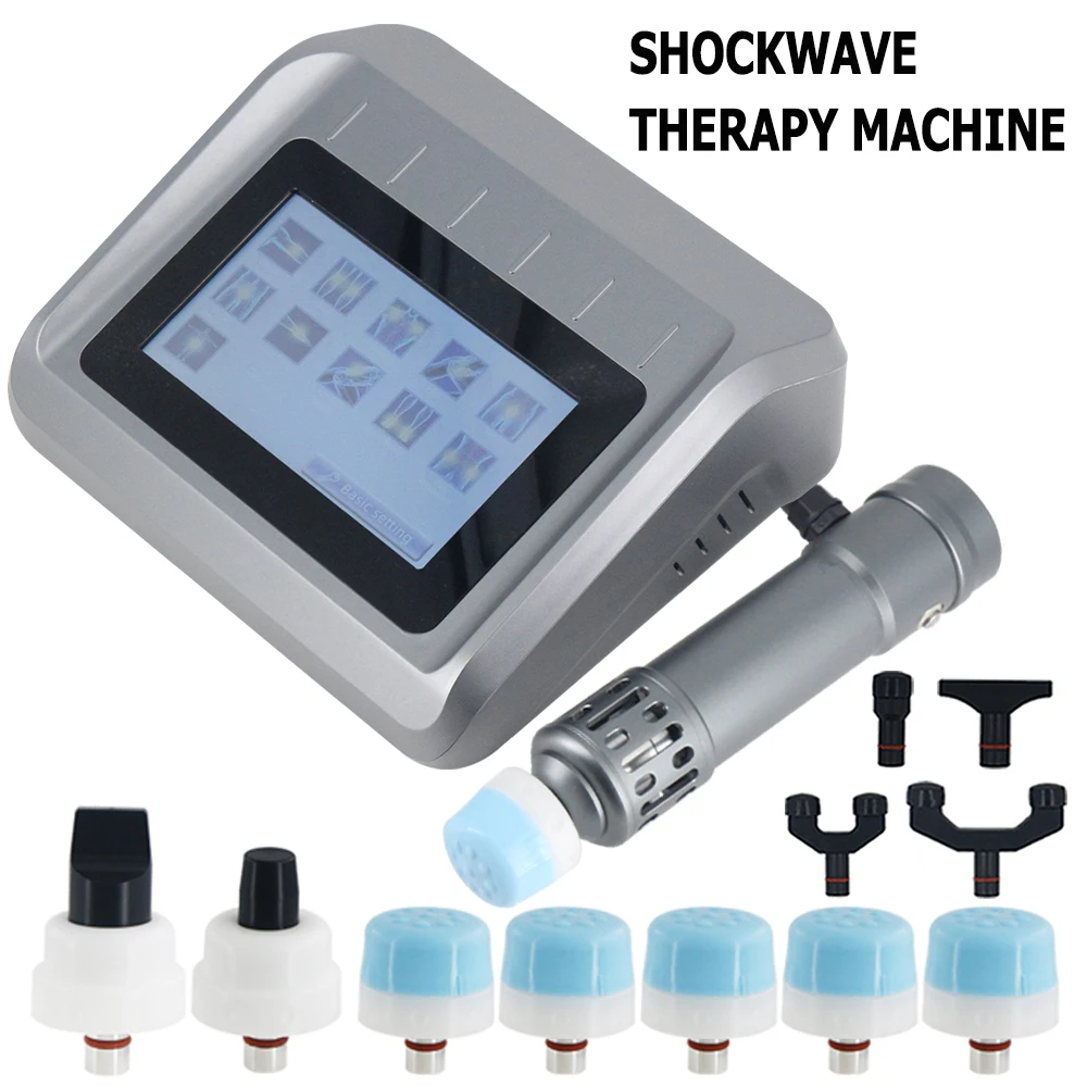 

Shockwave and Chiropractic Gun 2 in 1 Shock Wave Therapy Machine Effective Plantar Fasciitis Pain Removal ED Treatment Massager