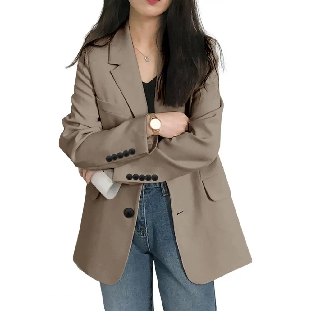 Down Collar Jacket Trendy Blazers 