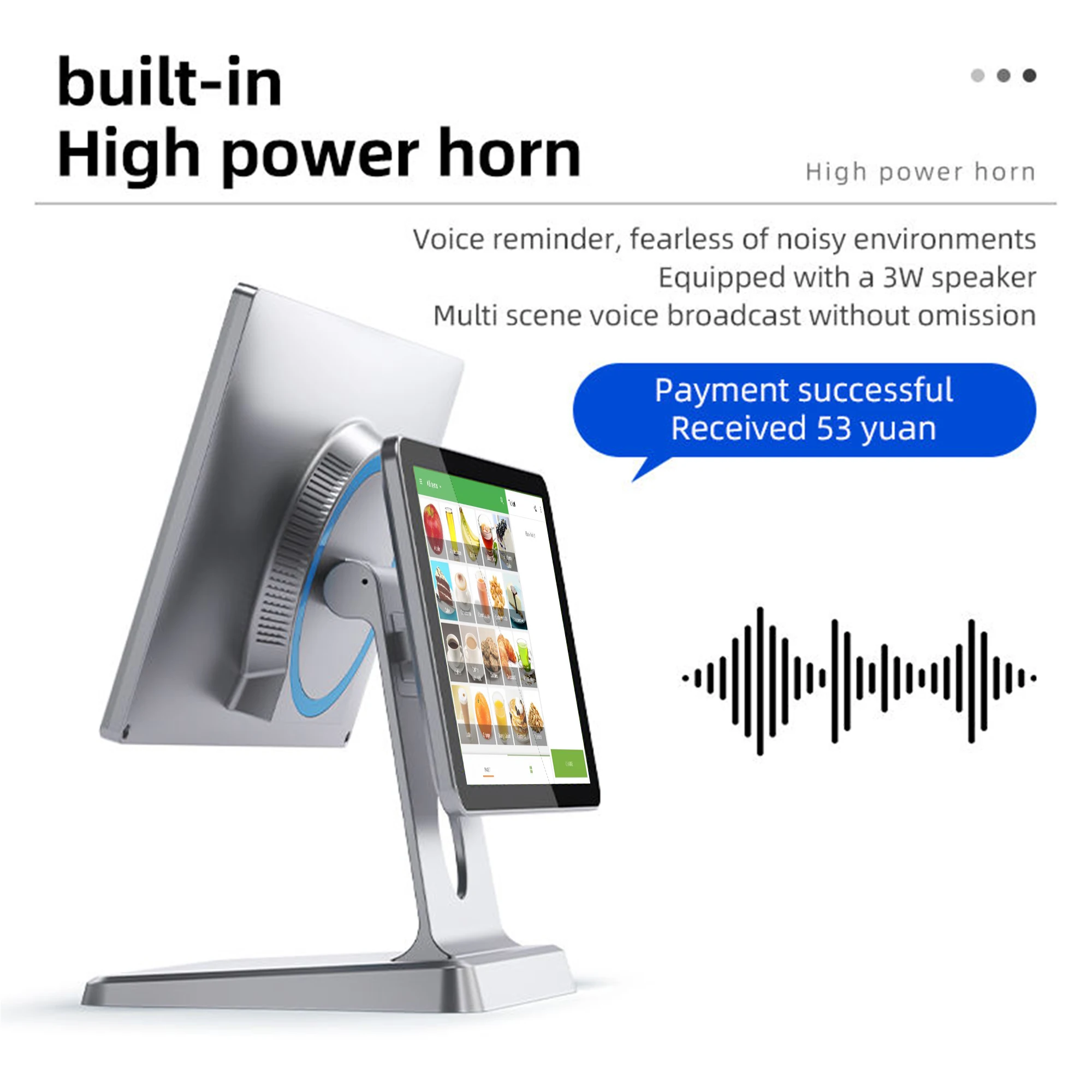 4G + 32G 안드로이드 11 금전 등록기, 15.6 인치 터치 스크린 POS 터미널, 데스크톱 캐셔 머신, RJ45, 와이파이, BT Loyverse Kahero