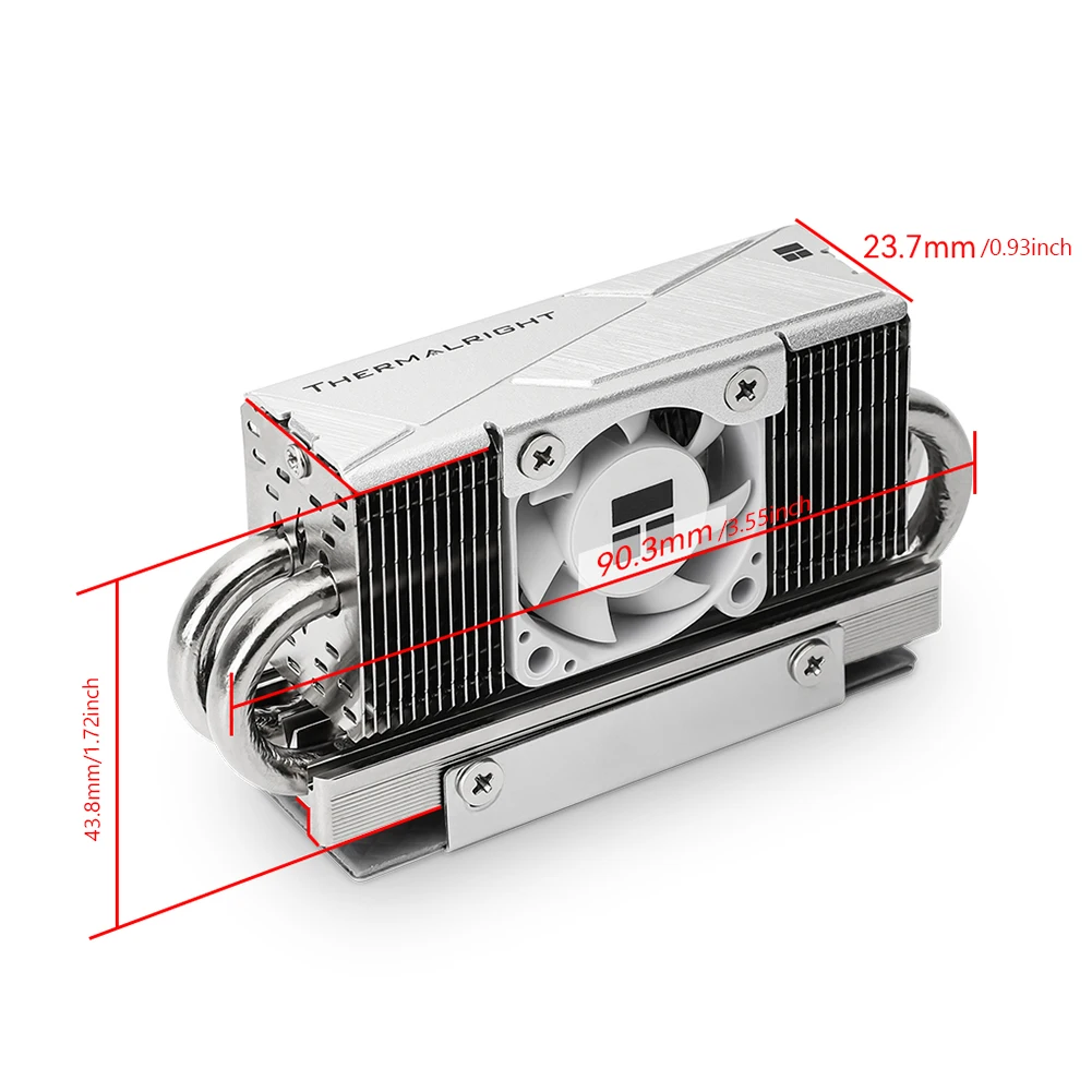 HR-10 2280 M.2 Solid State Drive AGHP 4 Heat Pipe Heat Sink Radiator M.2 SSD Coo
