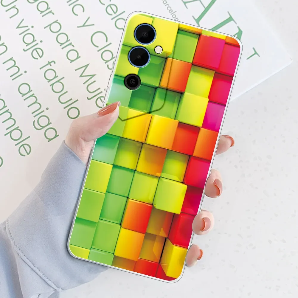Clear Soft Silicone TPU Phone Case with Bumper Protection for Tecno Pova Neo Series