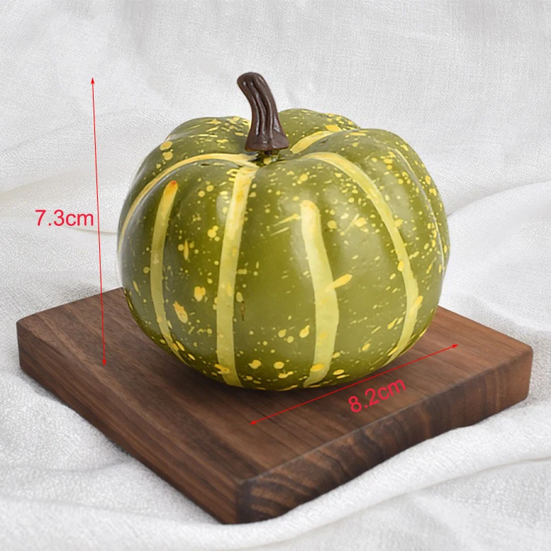 Dekorative Kürbisse rosa grün Schaum gefälschten Kürbis Thanksgiving Home Dekorationen Halloween Fotografie Requisiten Herbst Dekore 6-13cm – Detail 7