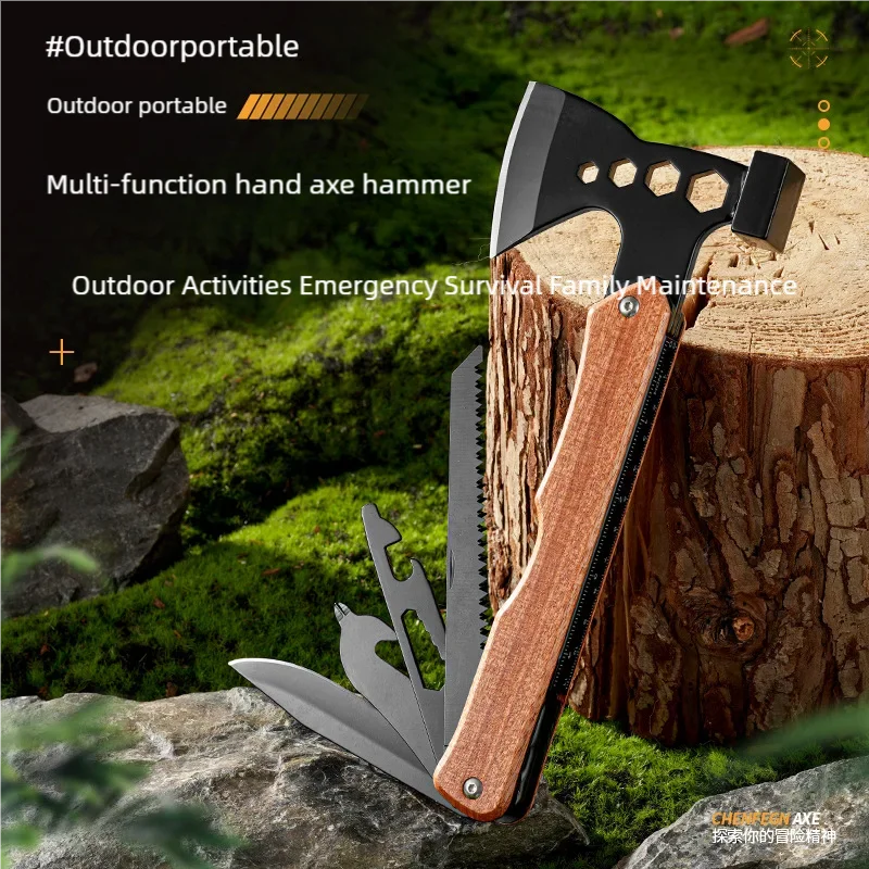 Outdoor portable combination axe 1