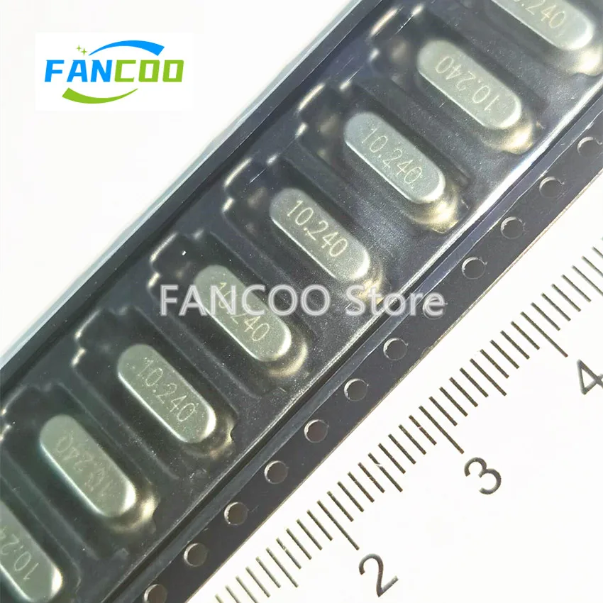 10PCS 10.240MHZ 10.240 20PF New Original 49SMD 2P HC-49SMD Quartz Crystal Resonator 10.240M