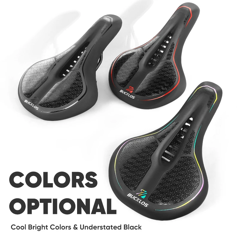 Bicycle Saddle BUCKLOS MTB Shock-Absorption Soft Ergonomic Waterproof