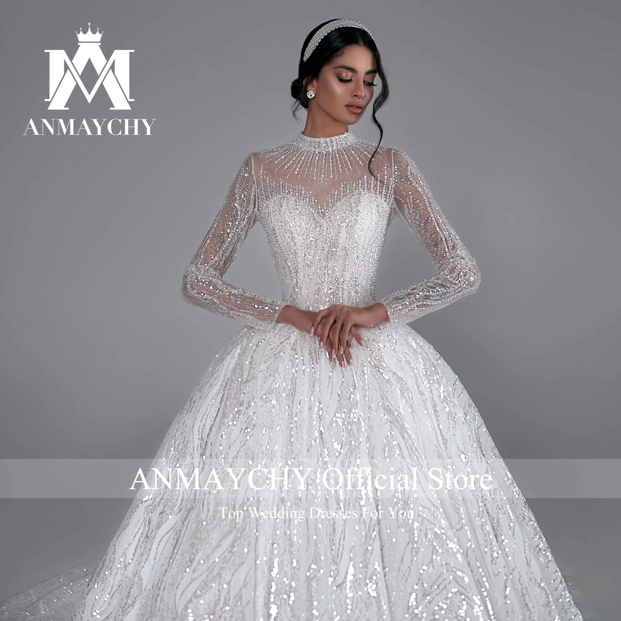 Рисунок 5 - Женское свадебное платье с блестками ANMAYCHY