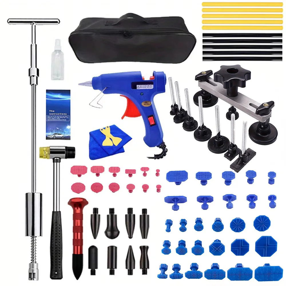 Auto Accessories Sheet Metal Dent Repair Tools Car Body Paintless Mix Size Suction Cup Puller Set Mechanical Workshop Hail Pit 1